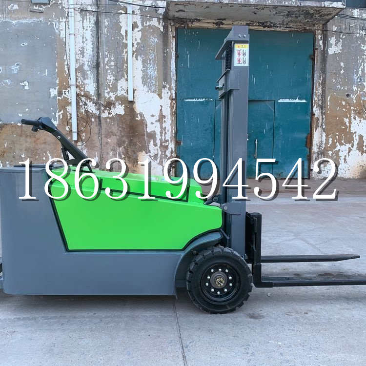 阜平县小型电动叉车1吨2吨步行站驾式电瓶堆高充电装卸车液压升降车铲车